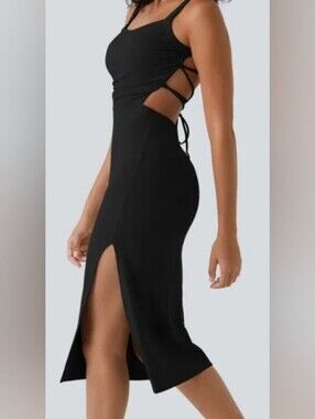Nwt HALARA Strappy Open Tie Back Dress Vaeious Colors/sizes